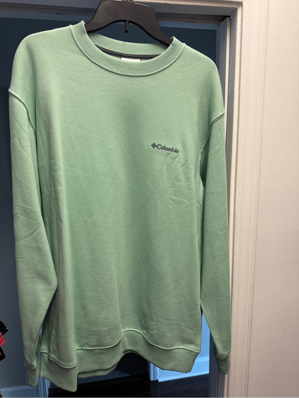 Columbia Men's Mint Crewneck Sweatshirt-L- NEVER WORN